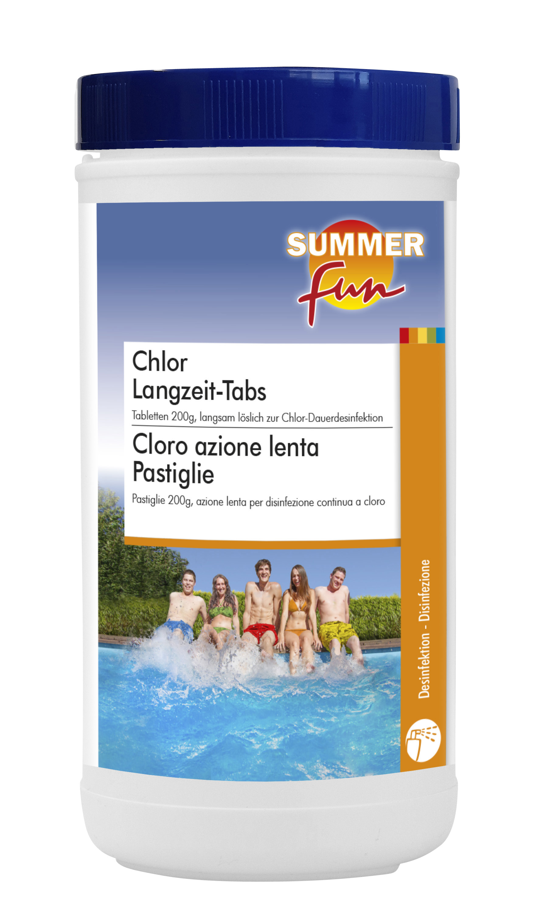 Summer fun Chlor-Langzeit-Tabletten, 1,2 kg