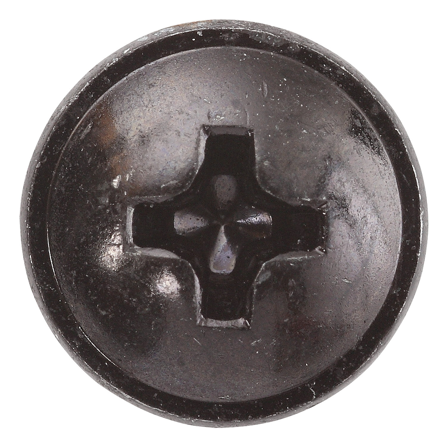 SWG Blechschrauben mit Bund PH Flachrundkopf, 4,8 × 25, Schwarz verzinkt, 7 Stück