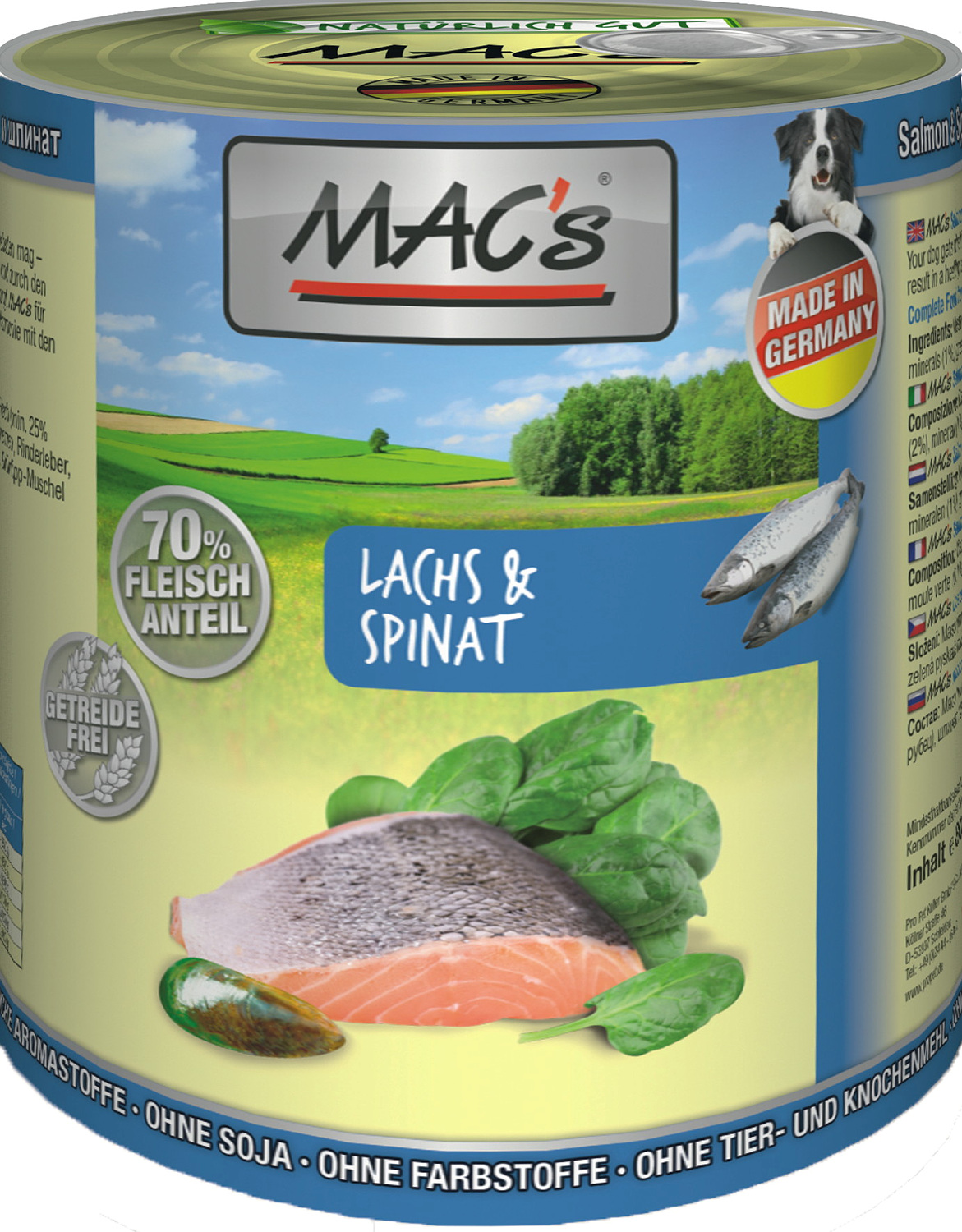 MAC's® Dog Lachs + Spinat 800 g