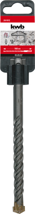 kwb CROSS-TIP Hammerbohrer, Spitze 4-schneidig, 160/100 mm, ø 12.0 mm, SDS Plus