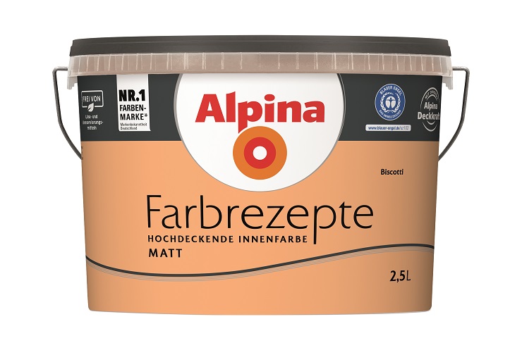 Alpina Farbrezepte - Biscotti 2,5 Liter, matt