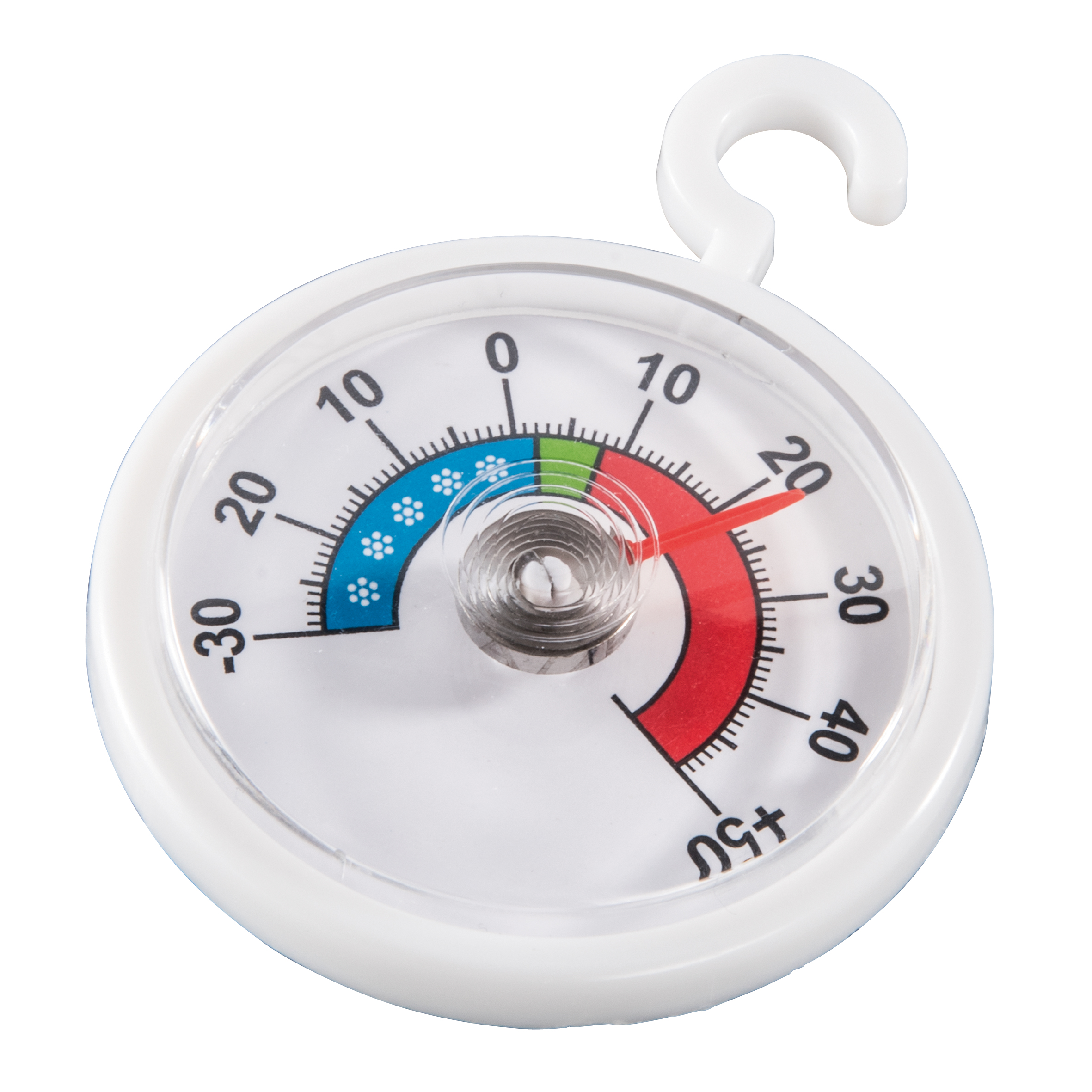 hama Thermometer analog für Kühl-, Gefrierschrank/Kühltruhe, rund