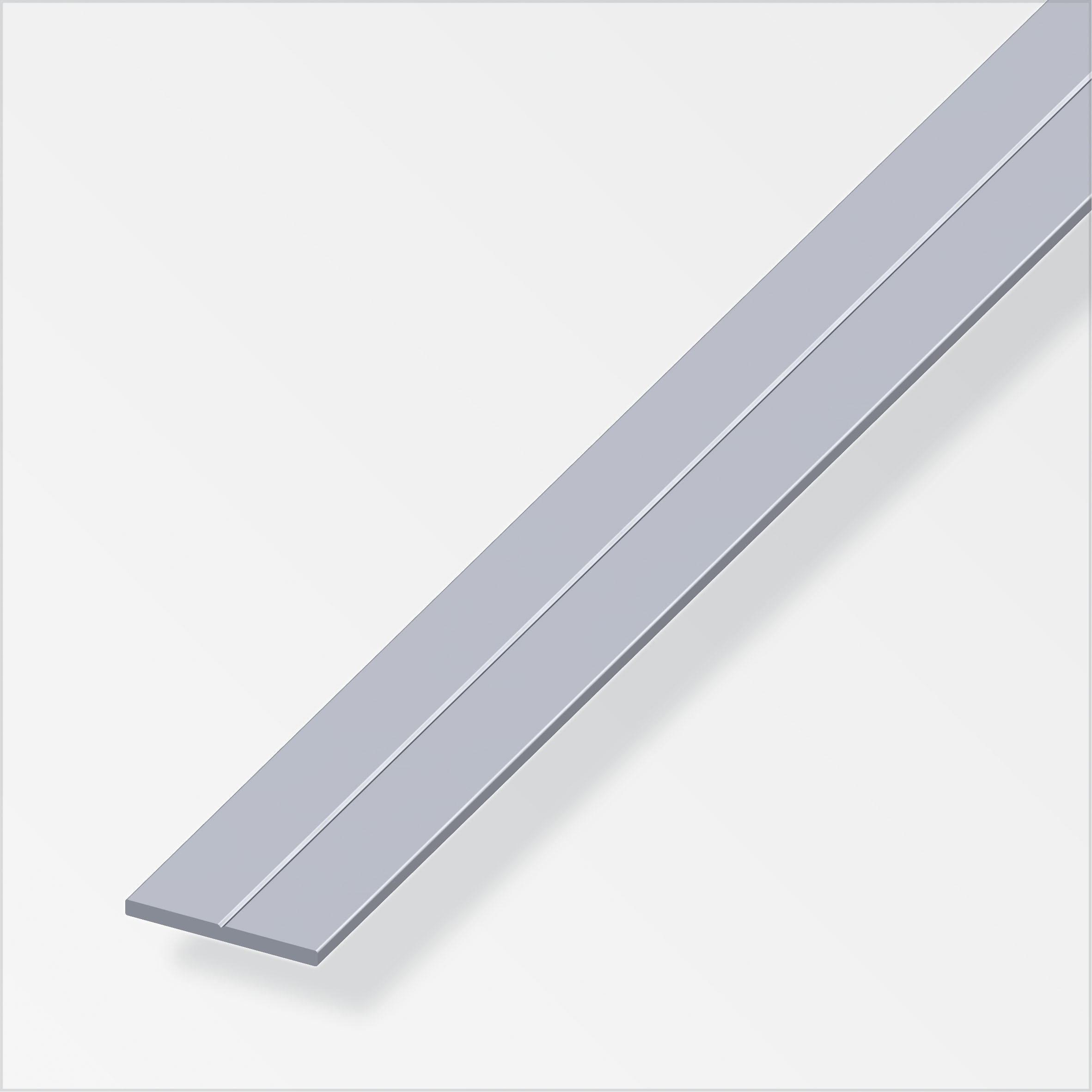 combitech® Flachstange Alu blank 1 m, 19,5 × 2 mm