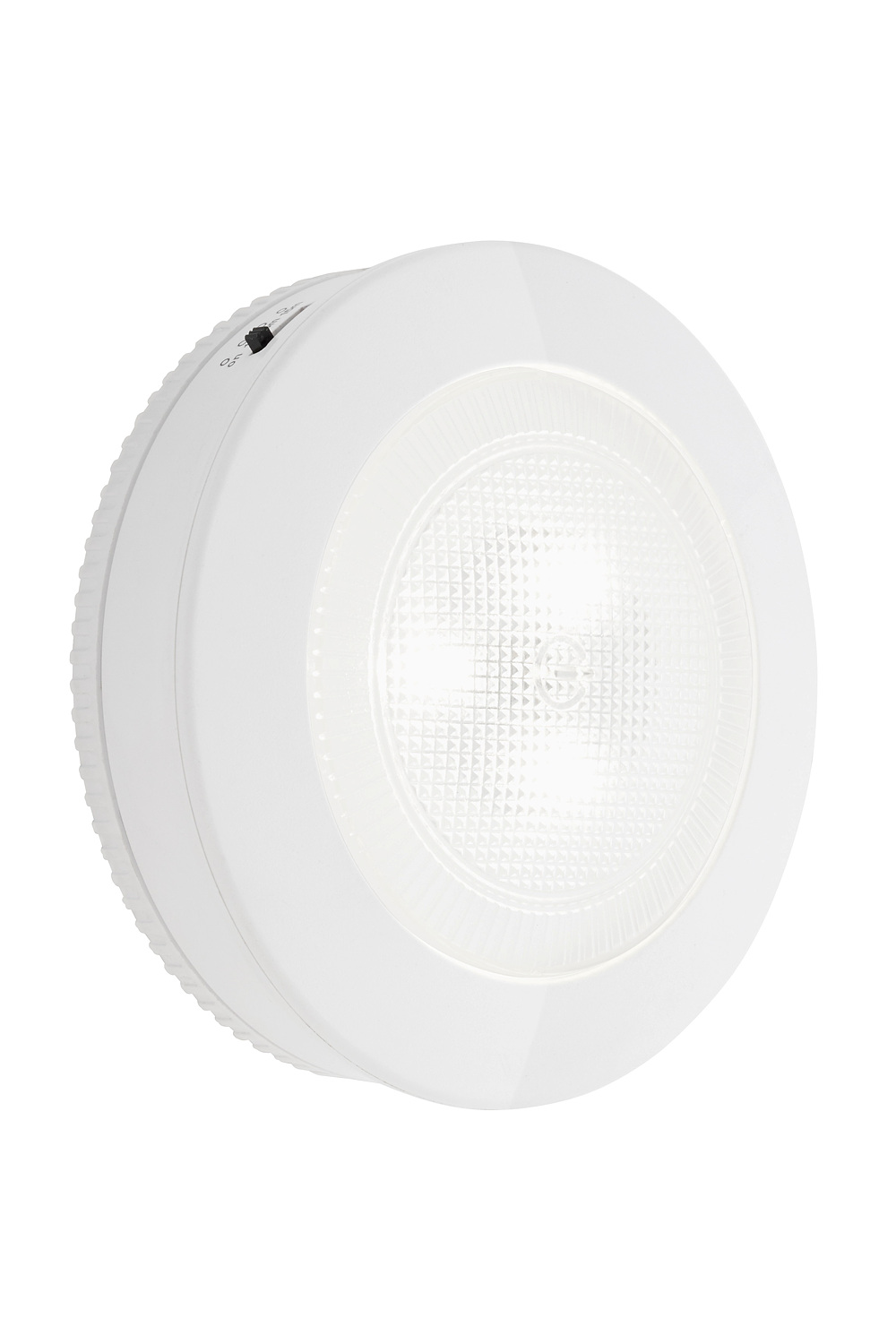 LED Push Light, Ø 9,1cm, Weiß