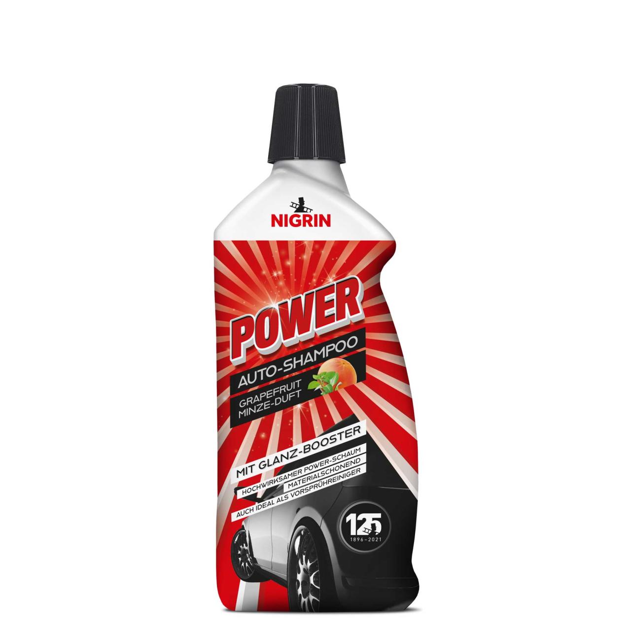 NIGRIN Auto-Shampoo POWER, Grapefruit/Minze 1 Liter