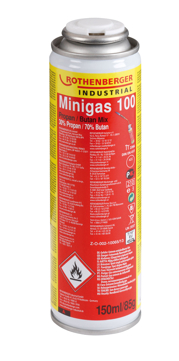 ROTHENBERGER Minigas 100, 85 g / 150 ml