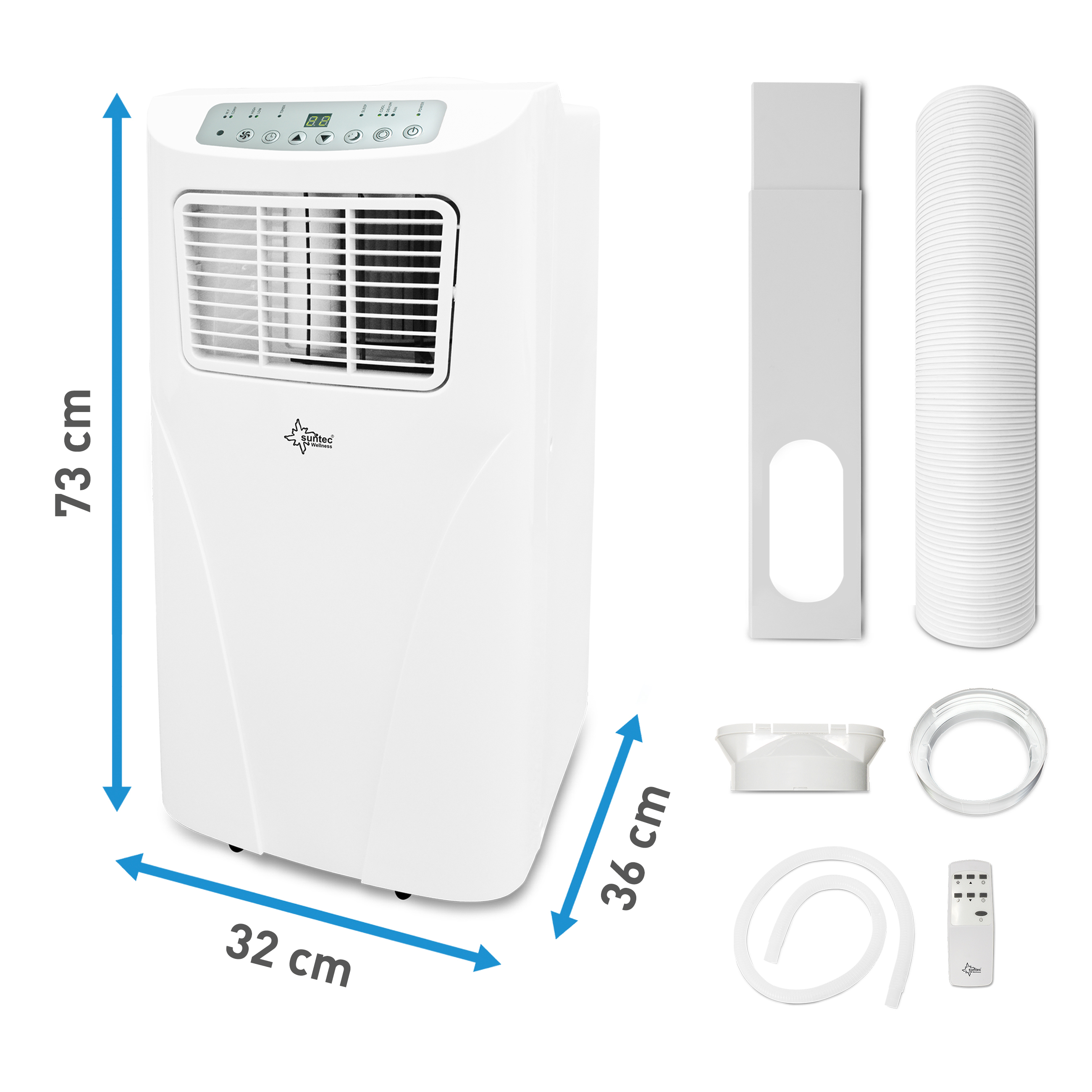 suntec® Wellness Mobiles Klimagerät Fresh 9.000 Eco R290
