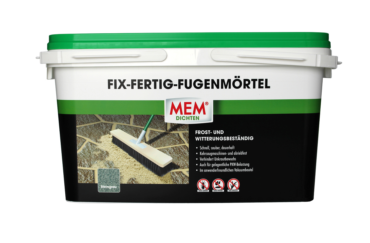 MEM Fix-Fertig-Fugenmörtel 25 kg steingrau