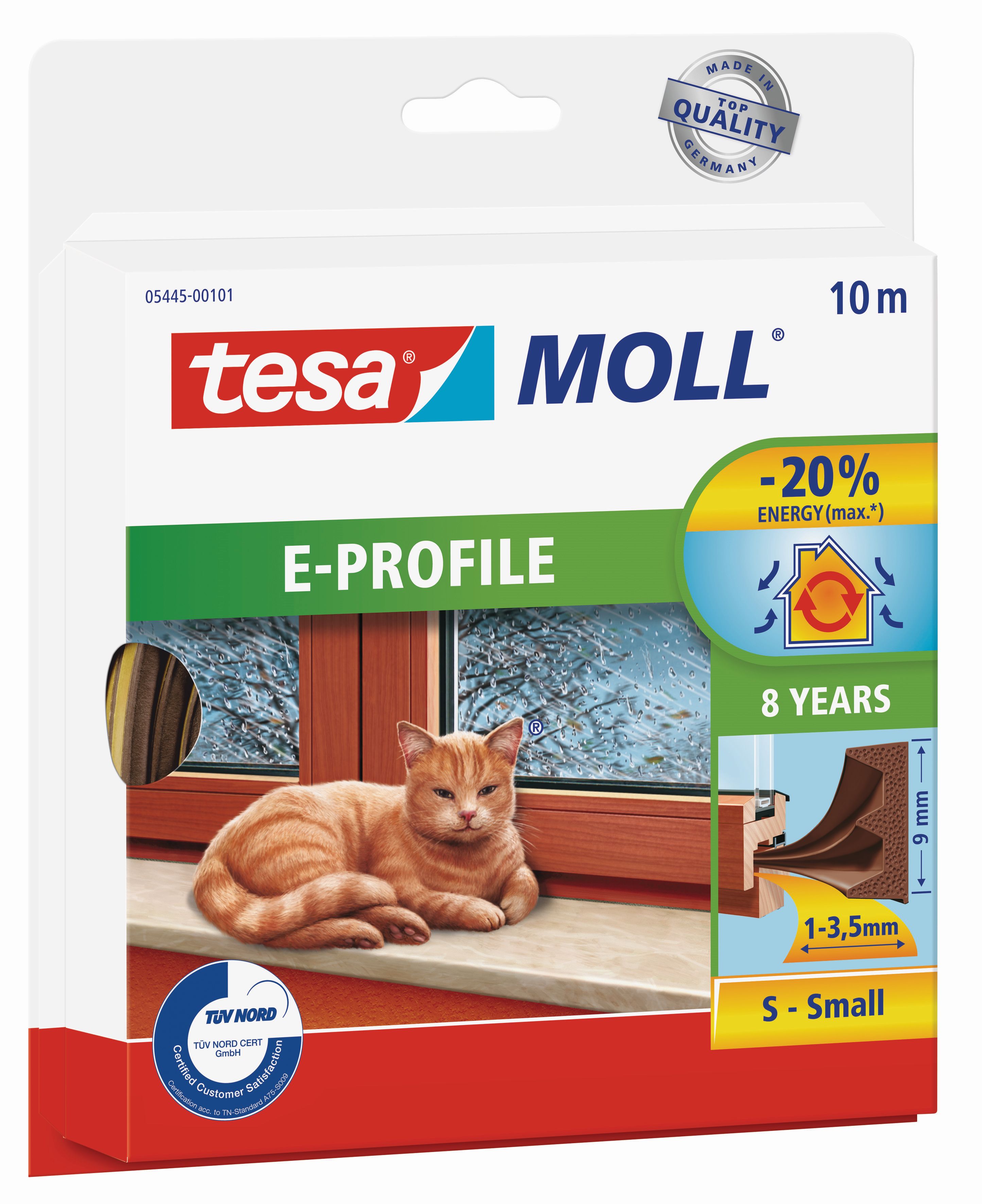 tesamoll® E-Profil Gummidichtung für Türen und Fenster