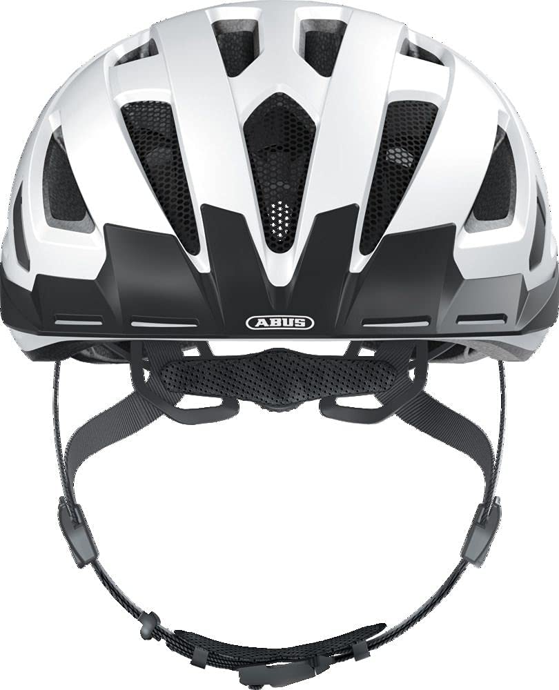 Abus Fahrradhelm Bike Helmet City Pro shiny white M