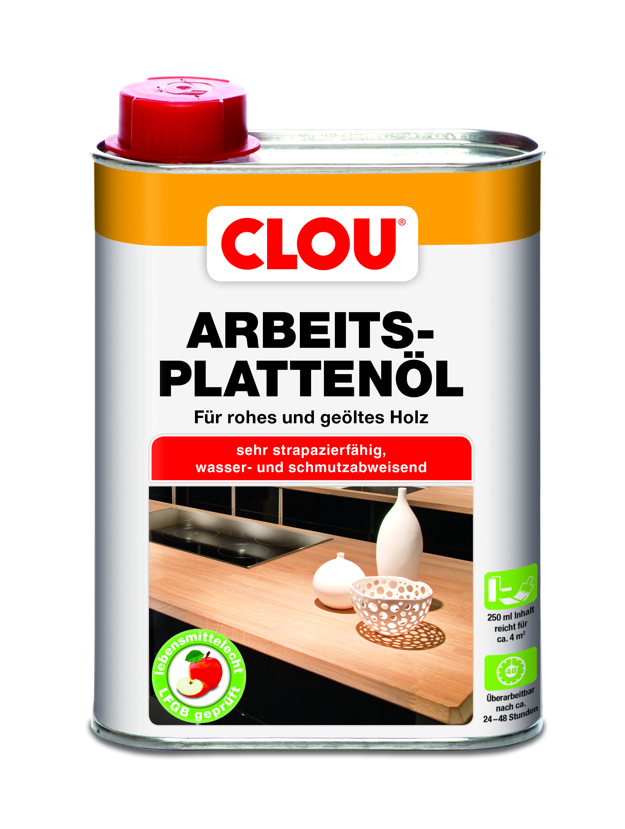 CLOU Arbeitsplattenöl 250 ml, Farblos