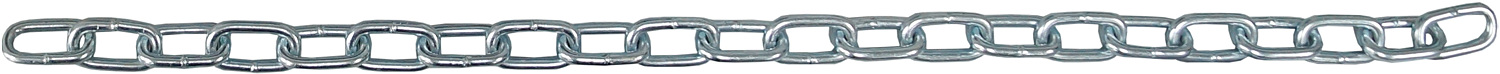 Connex Rundstahlkette, Form A, max. 80 kg, 19 × 7,2 × 4 mm