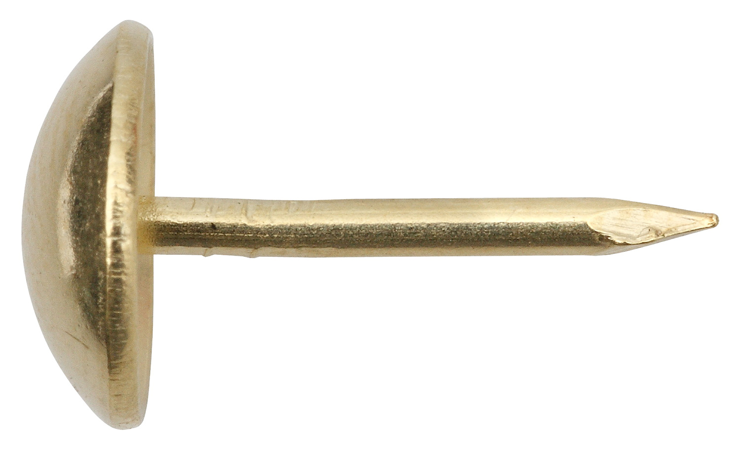 SWG Polsternägel Halbrundkopf, Stahl vermessingt, 9 mm, 20 Stück