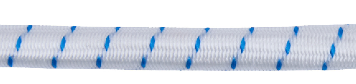 Connex Gummiseil Weiß/Blau, ø 8 mm