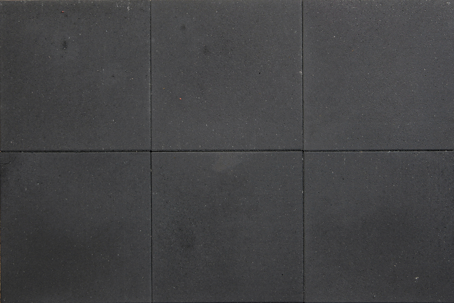 Beton-Gehwegplatte, 40x40x5cm, anthrazit, zweischichtig mit Basaltvorsatz