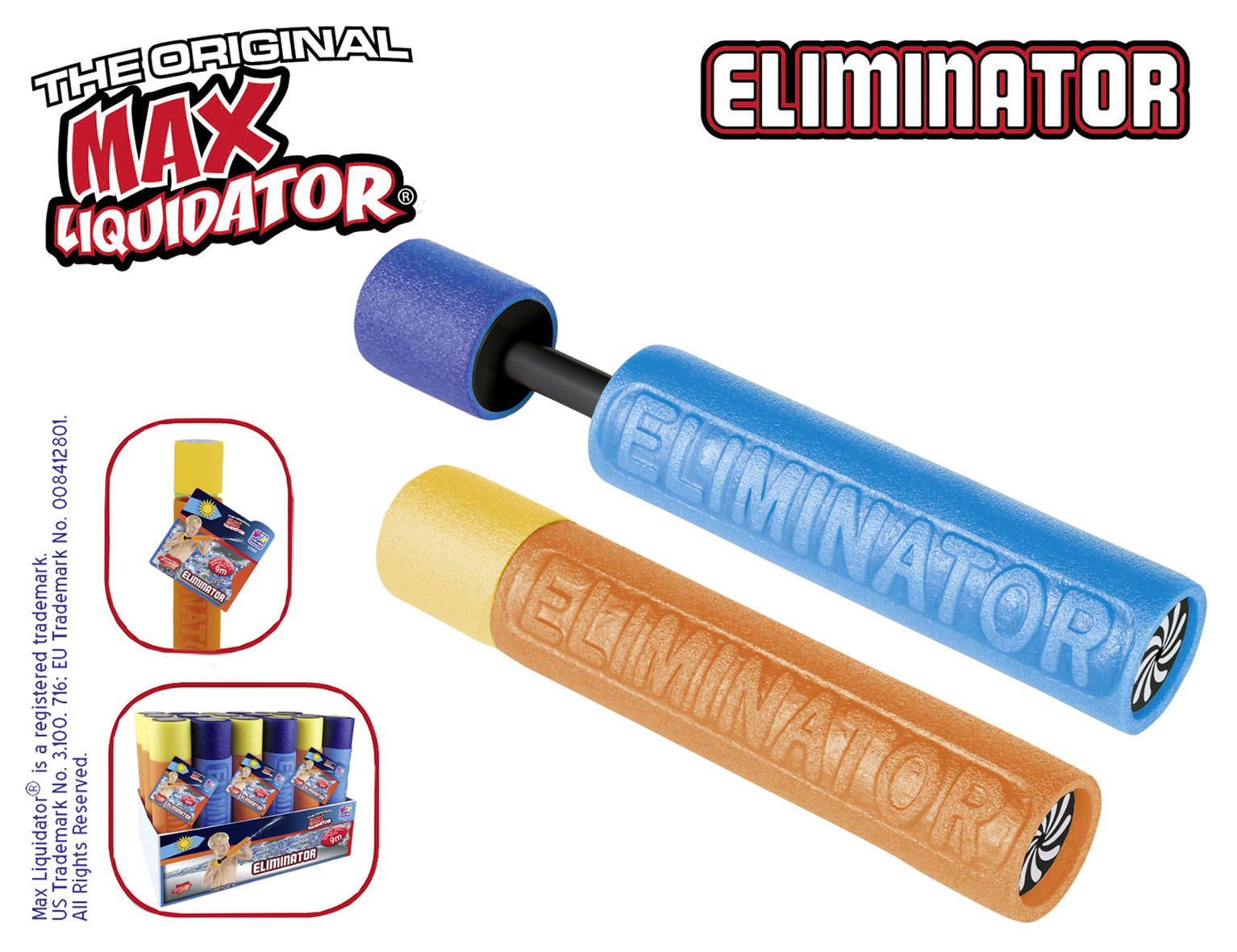MAX Liquidator® Wasserspritze "ELIMINATOR™" 32,5 x Ø 6,5 cm