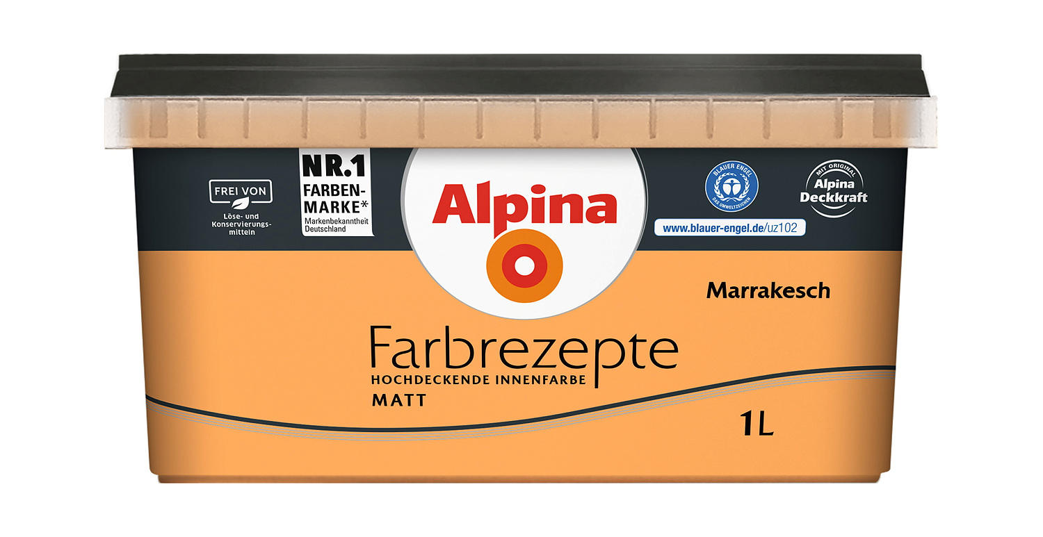 Alpina Farbrezepte - Marrakesch 1 Liter, matt