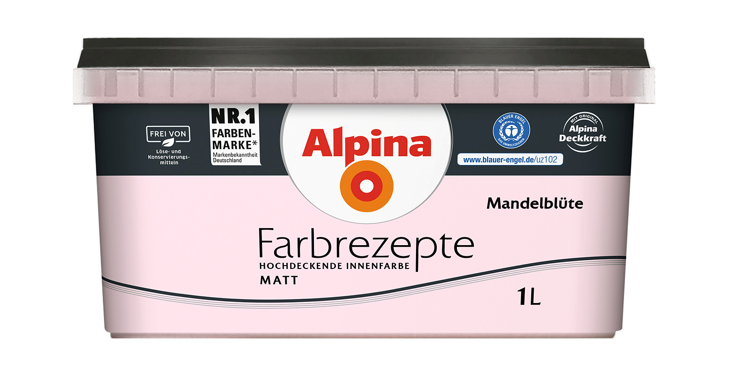 Alpina Farbrezepte - Mandelblüte 1 Liter, matt