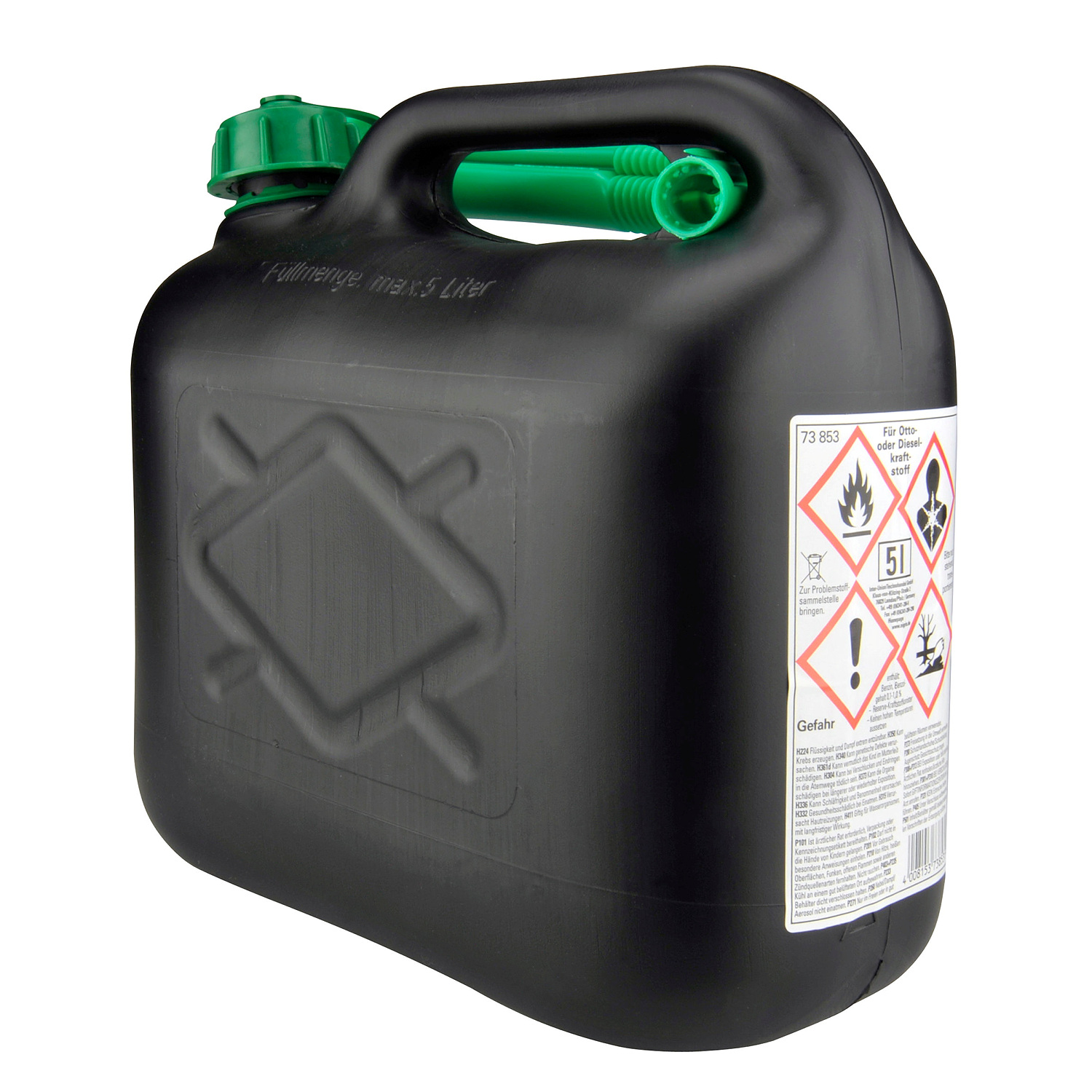 Unitec Ölkanne 0,5L Kunststoff Benzinkanister