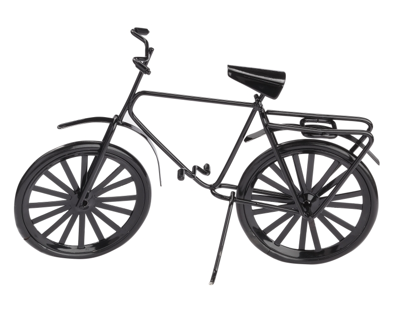 HobbyFun Fahrrad, 14x10 cm, Schwarz