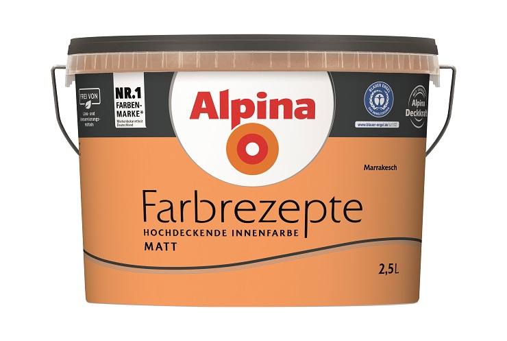 Alpina Farbrezepte - Marrakesch 2,5 Liter, matt