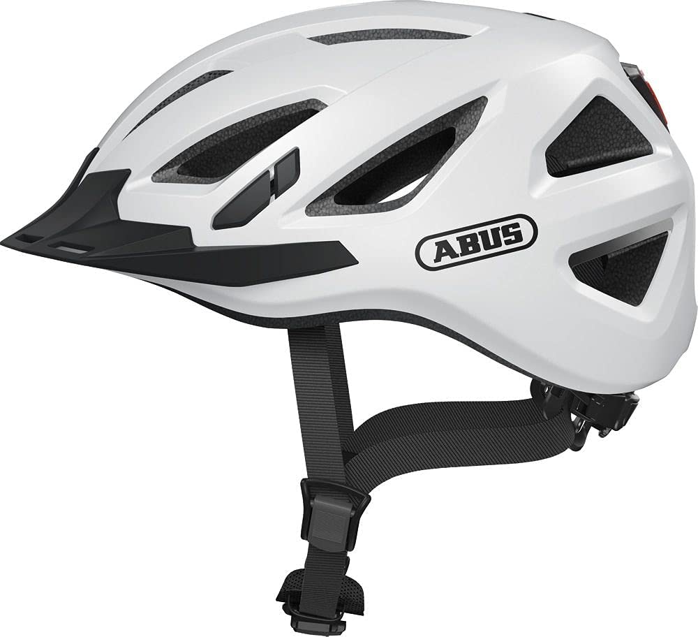 Abus Fahrradhelm Bike Helmet City Pro shiny white M