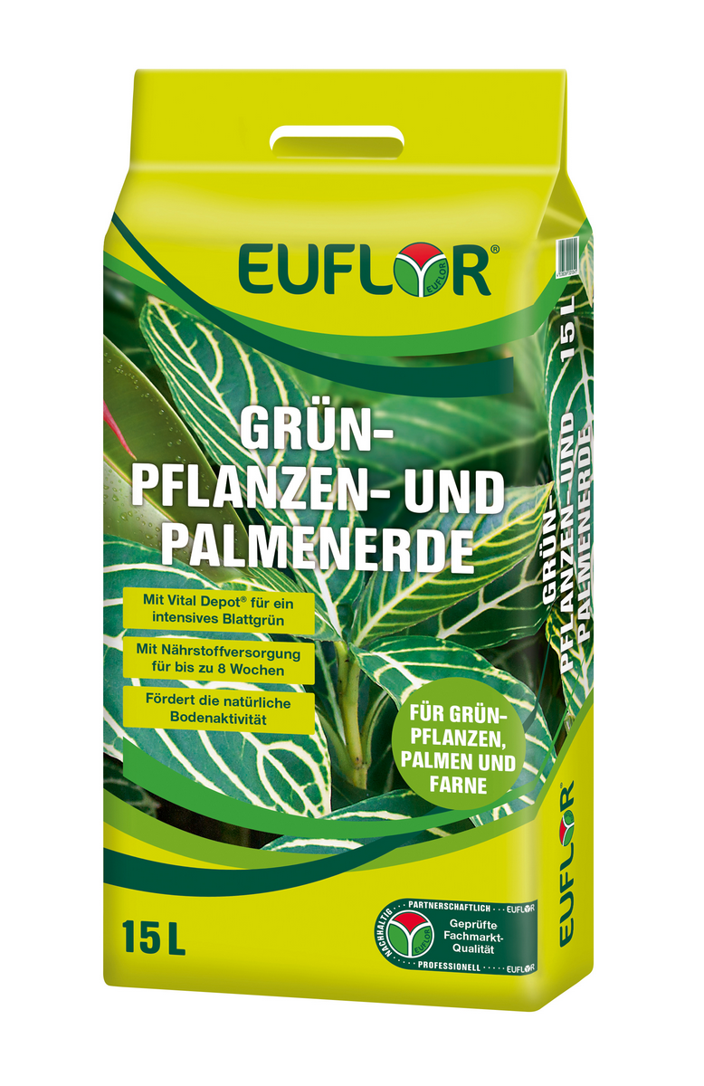 EUFLOR® Grünpflanzen- und Palmenerde 15 L