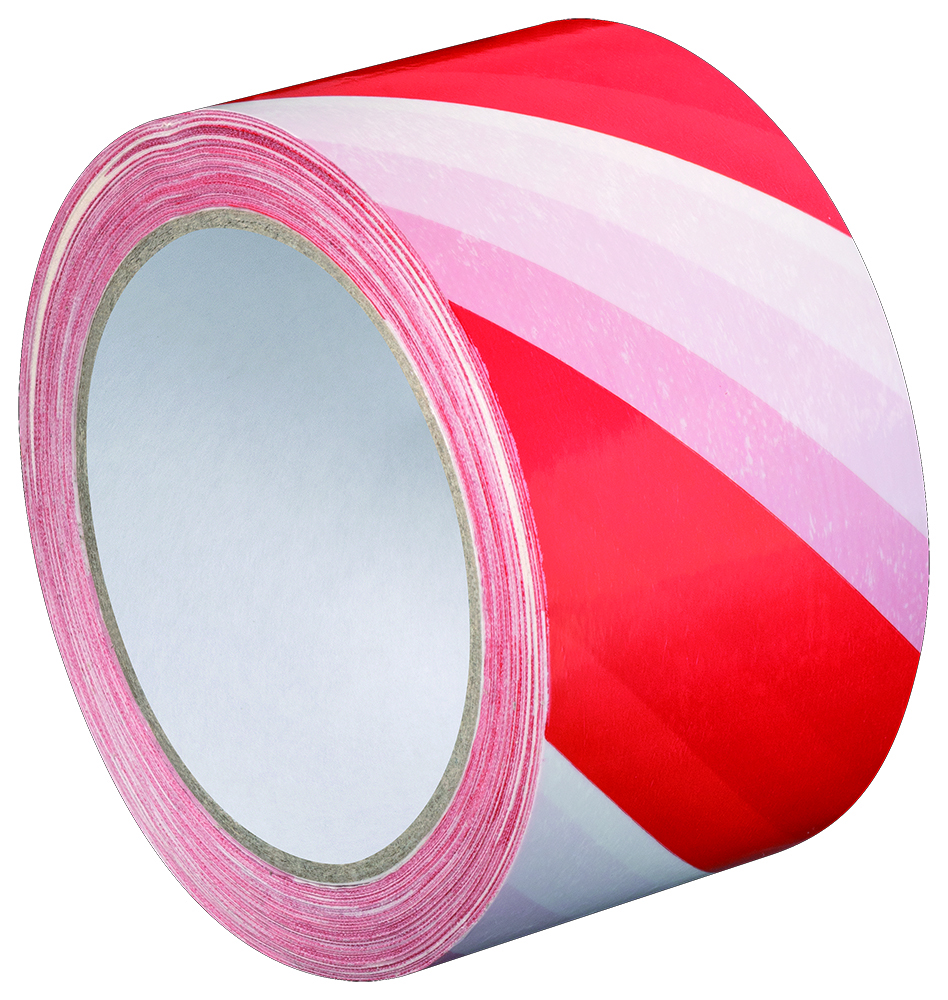 Color® Expert Warnband Rot/Weiß, 60 mm x 66 m