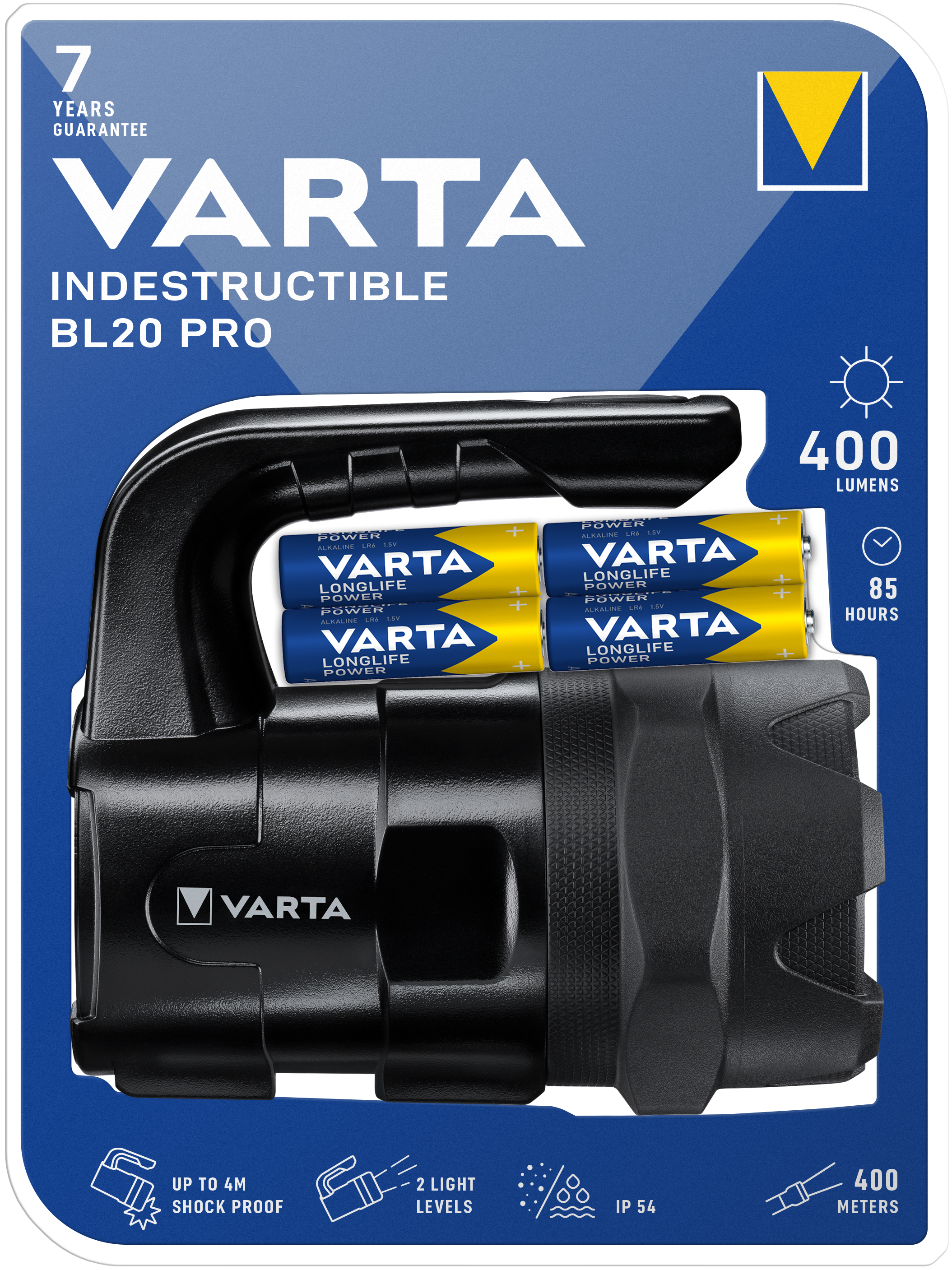 VARTA Indestructible BL20 Pro 6AA mit Batt