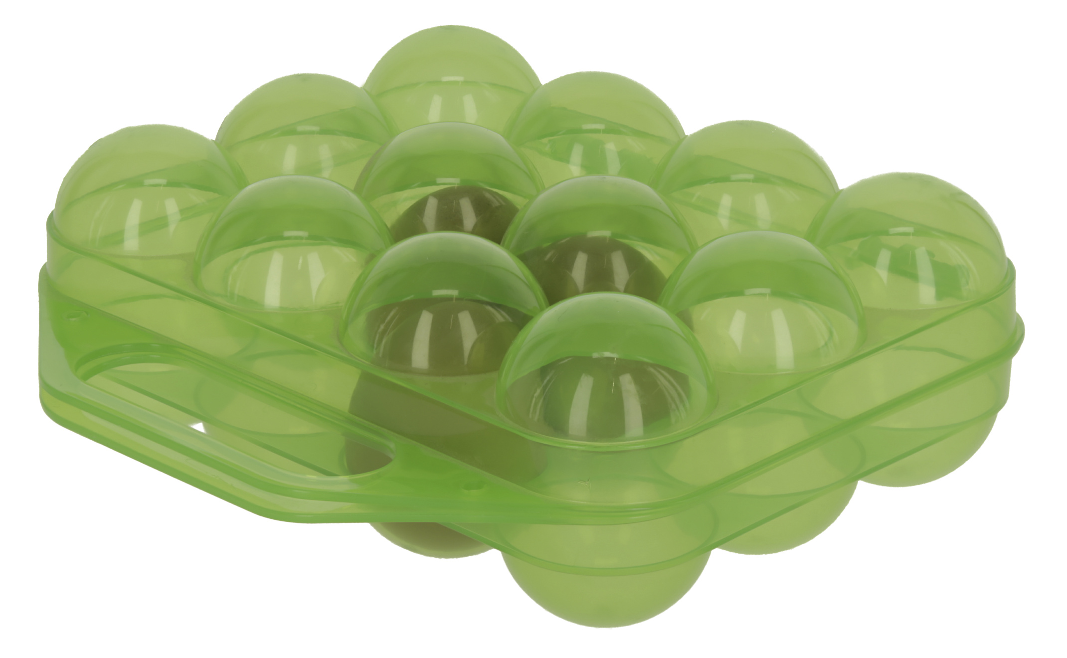 Eier-Transportbox für 12 Eier, grün