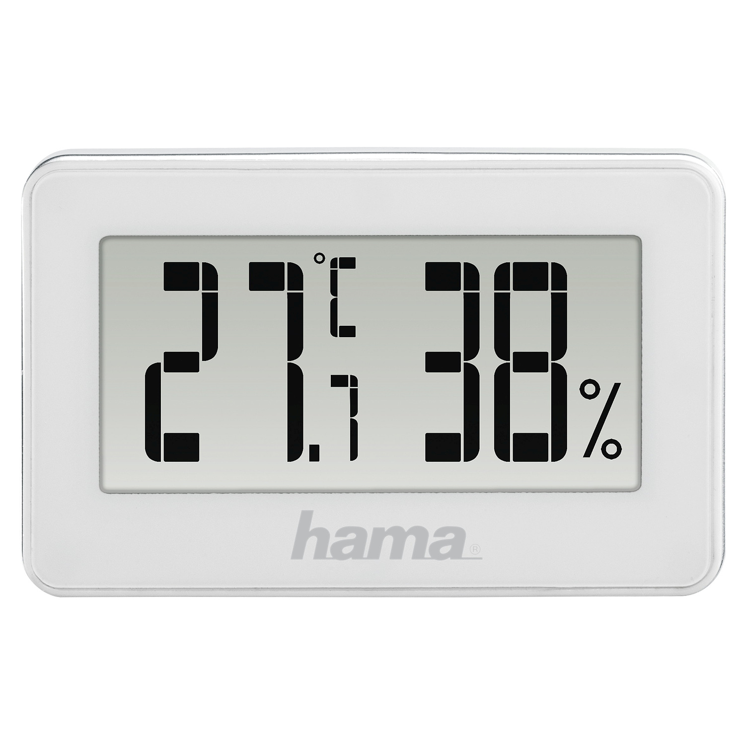 hama Thermometer/Hygrometer "Mini", Weiß