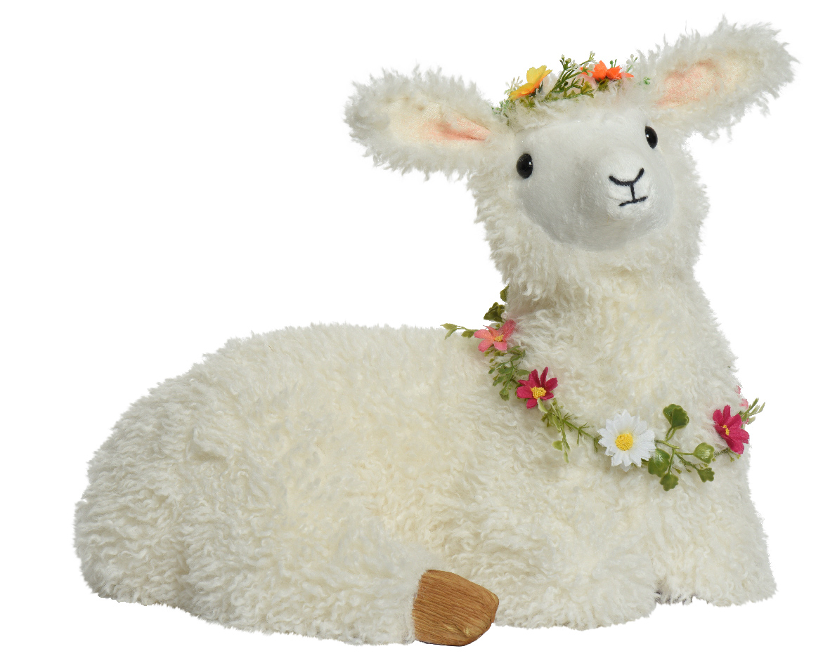 Kaemingk Deko-Figur Schaf liegend