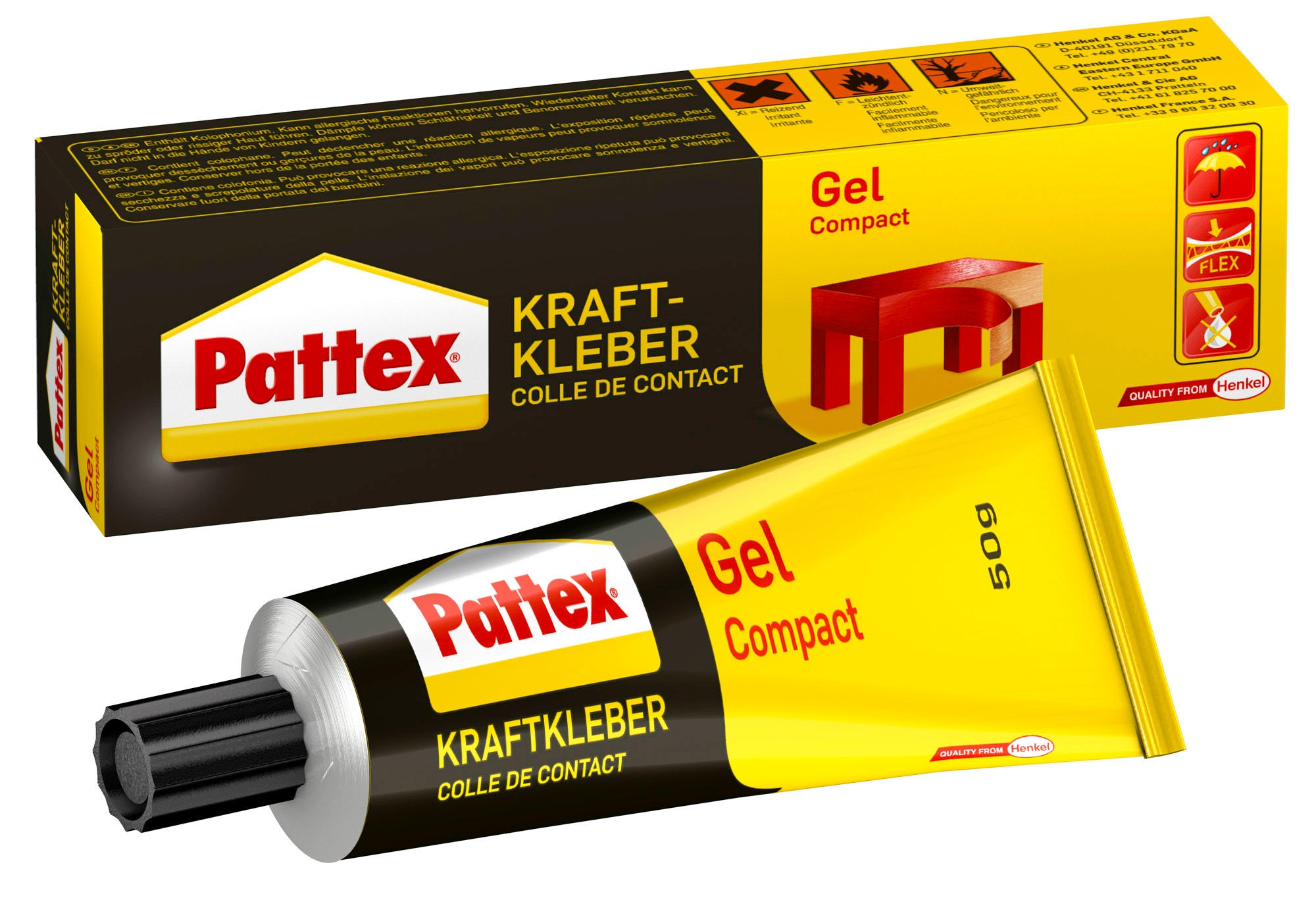Pattex® Kraftkleber Gel Compact 50 g