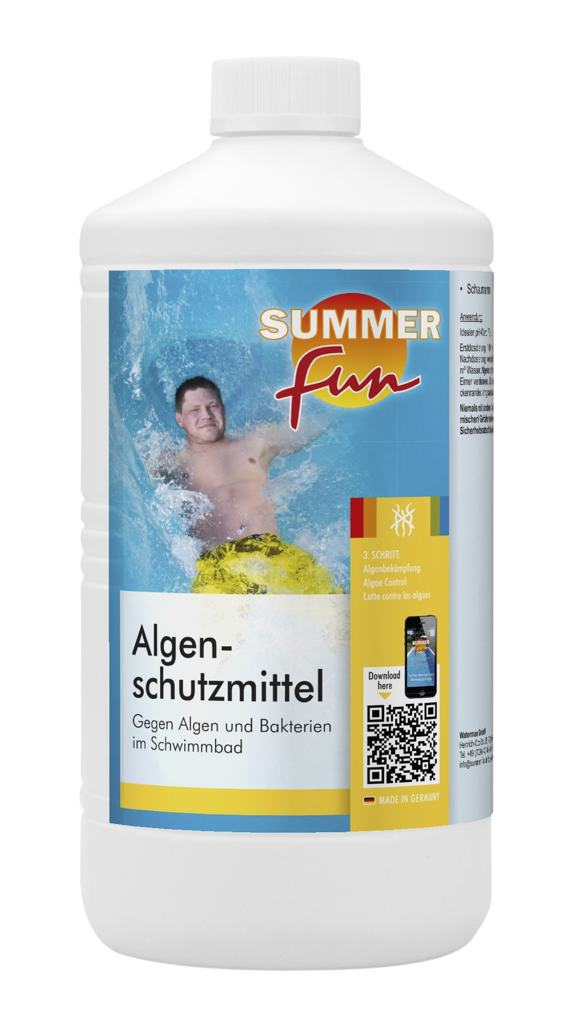 Summer fun Algenschutzmittel Extra, schaumfrei, 1 L