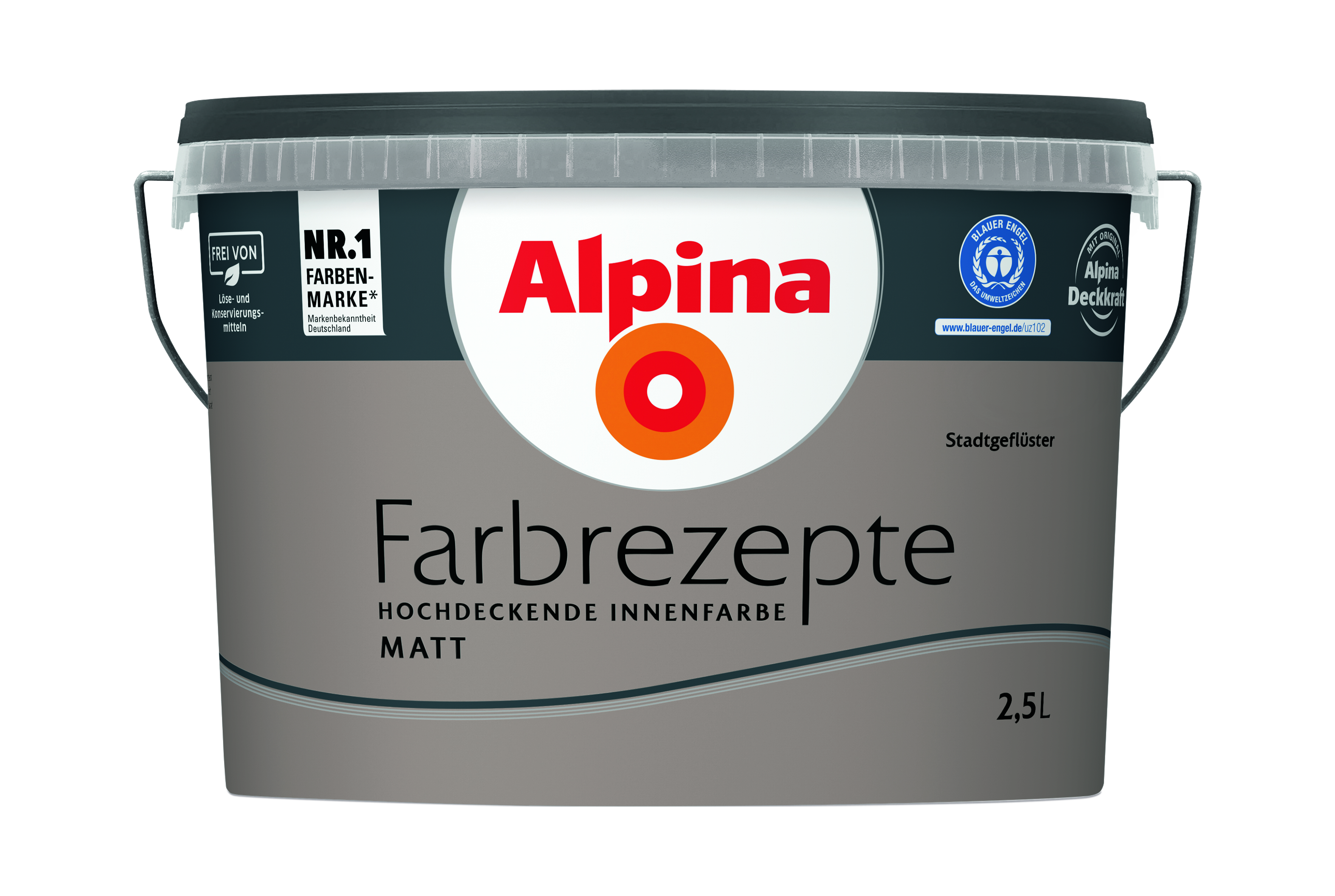 Alpina Farbrezepte - Stadtgeflüster 2,5 Liter, matt