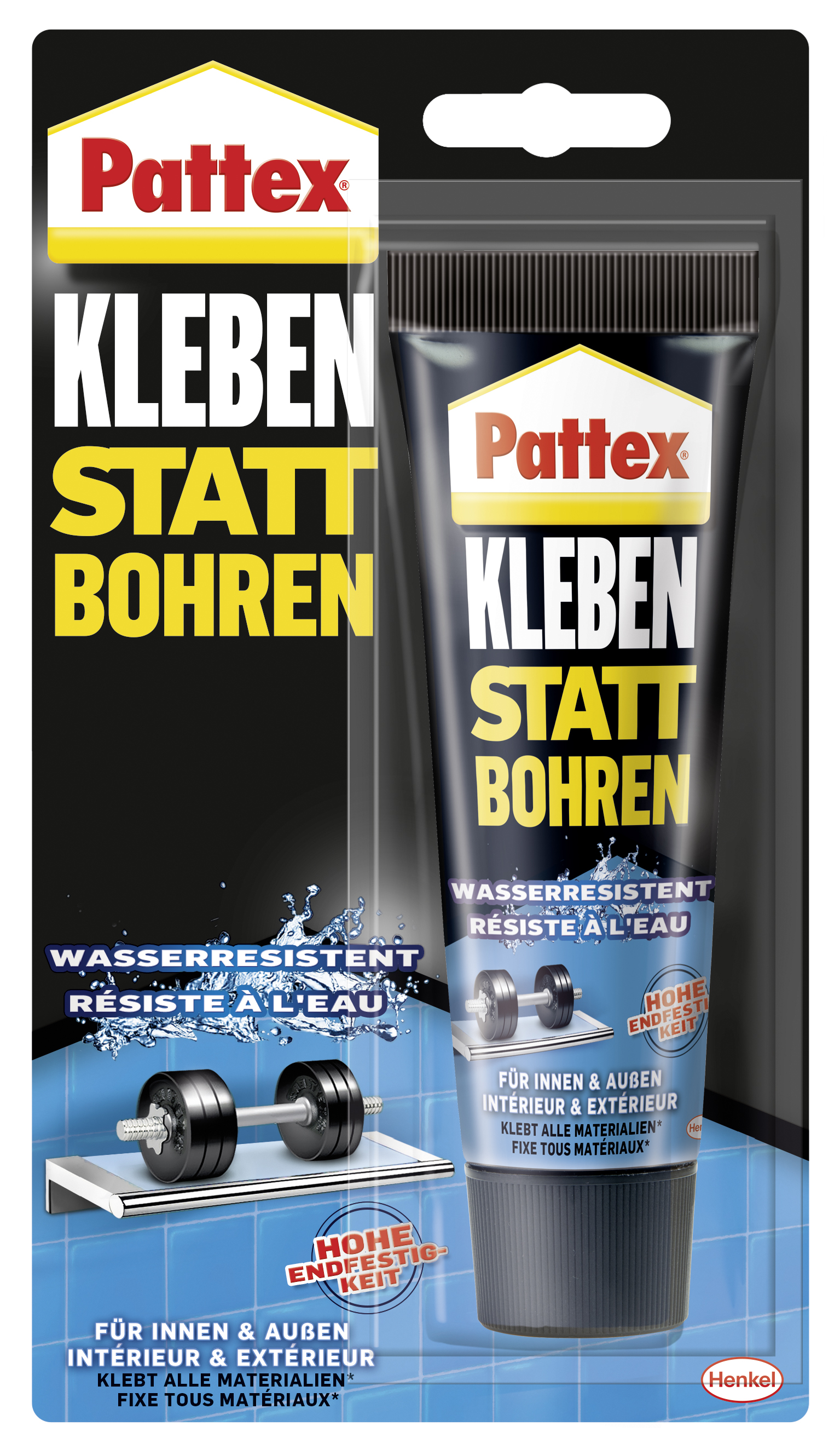 Pattex® Kleben statt Bohren Wasserresistent 142 g