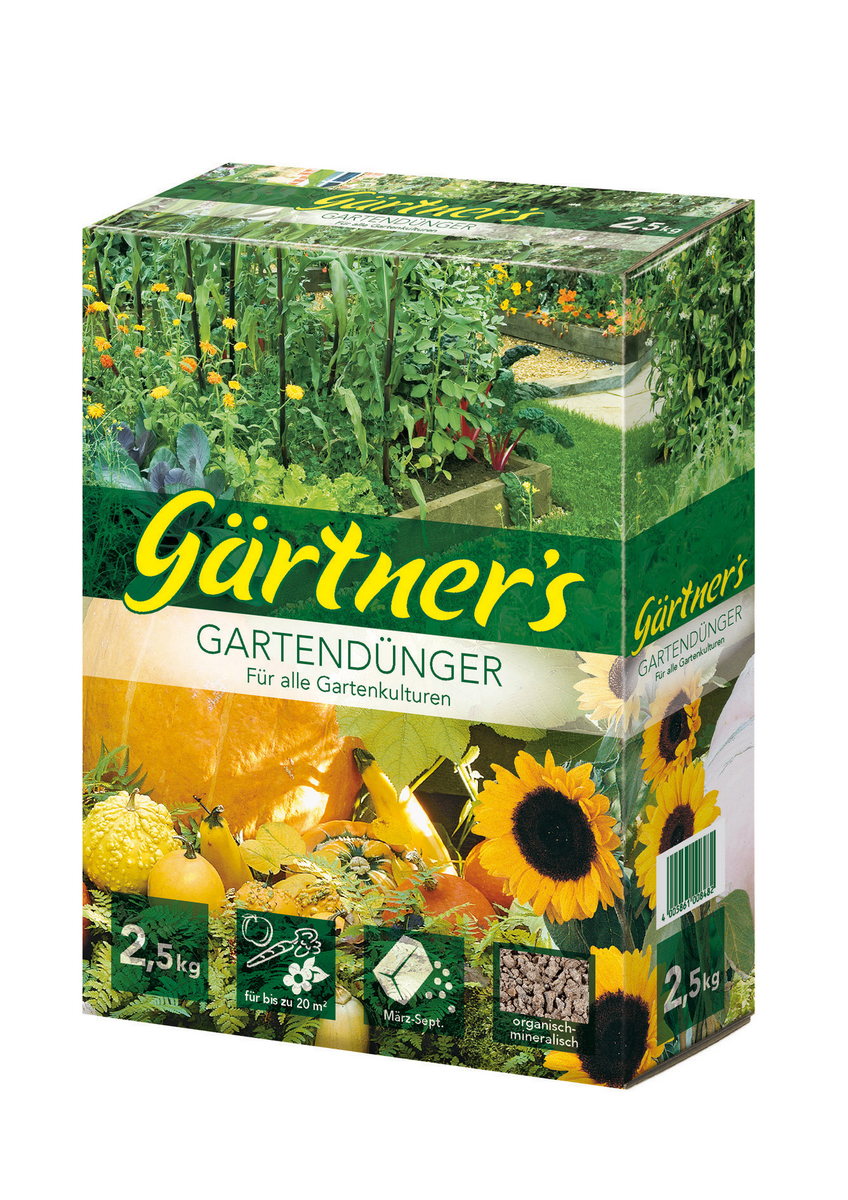 Gärtner's Gartendünger für alle Gartenkulturen 2,5 kg