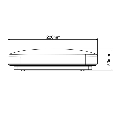 brelight LED-Wand- und Deckenleuchte Farica 22 × 22 cm, 8 W, Weiß