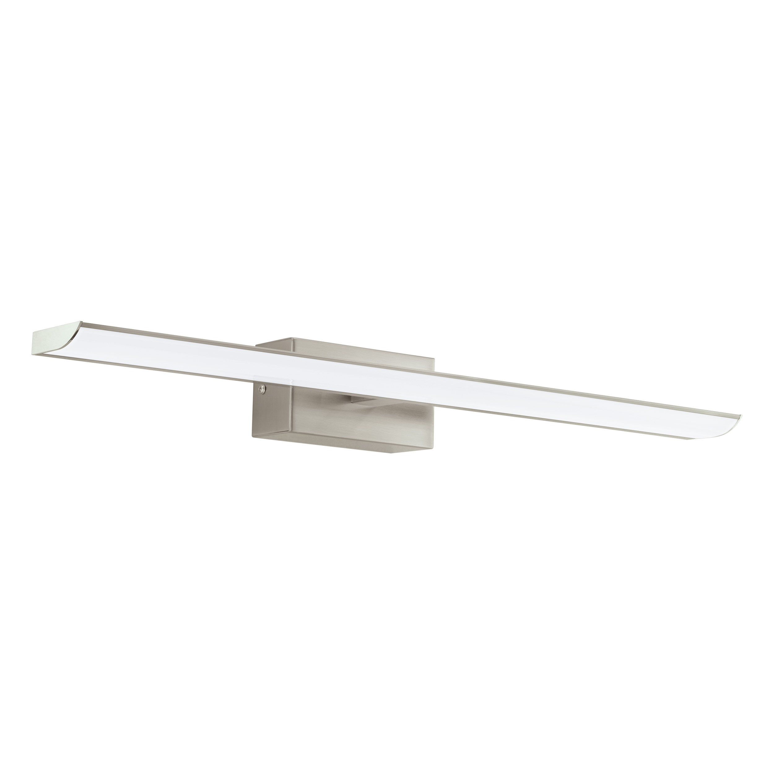 Eglo LED Spiegelleuchte Tabiano Nickel-Matt/Weiß 605x70 mm