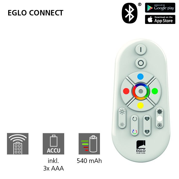 Eglo Fernbedienung Connect Remote Weiß