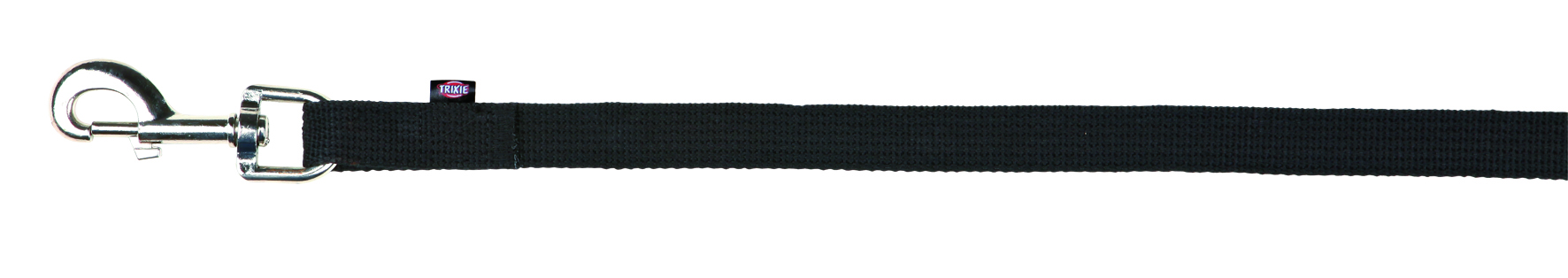 Trixie Schleppleine, Baumwolle, M–L: 10 m/20 mm, schwarz
