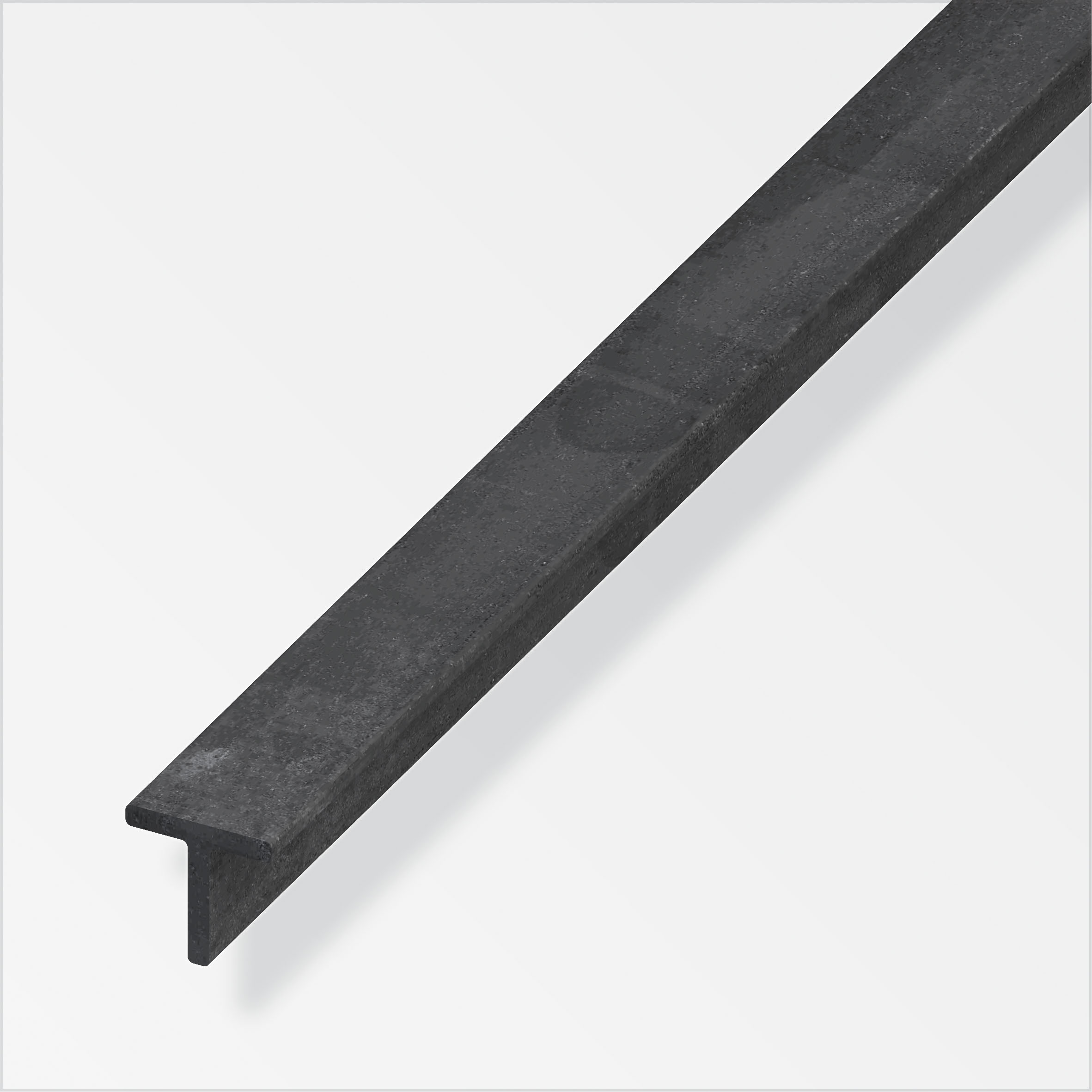 alfer® T-Profil Stahl warmgewalzt, Stahlgrau 1 m, 25 × 25 × 3,5 mm