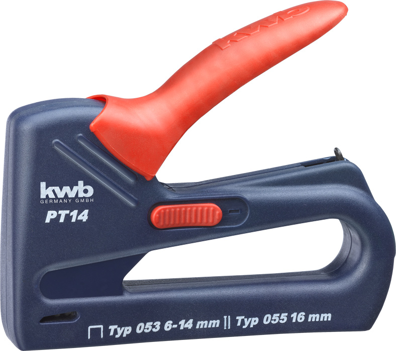 kwb BLUE TACK PT 14 N, Profi-Handtacker, für Klammern Typ 053/6-14 mm
