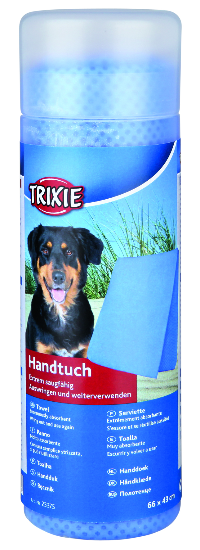 Trixie PVA Handtuch 66 × 43 cm, grau