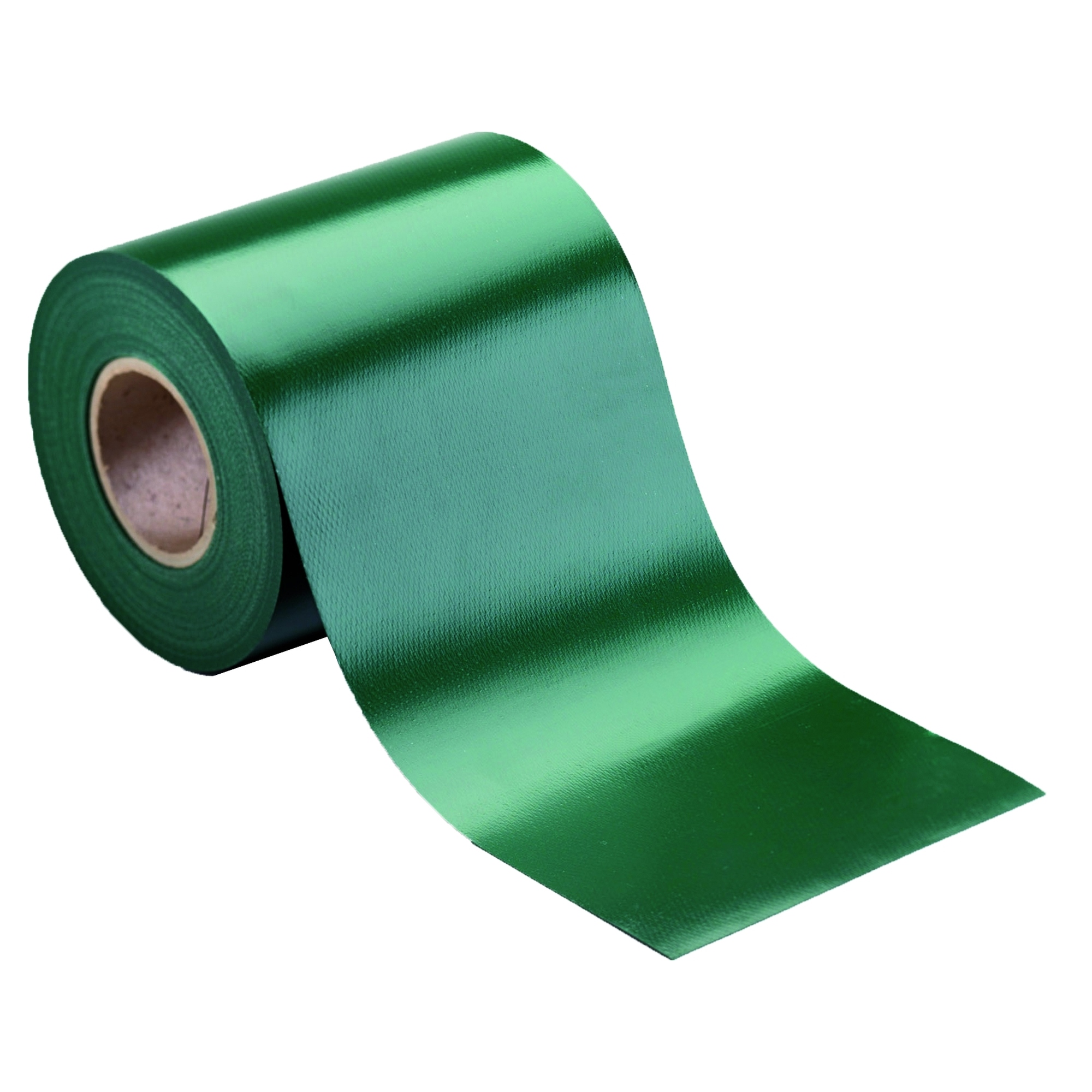 T & J BLICKDICHT Farbstreifen Rolle á 35 m, grün (ähnl.RAL 6005) inkl. Klemmschienen