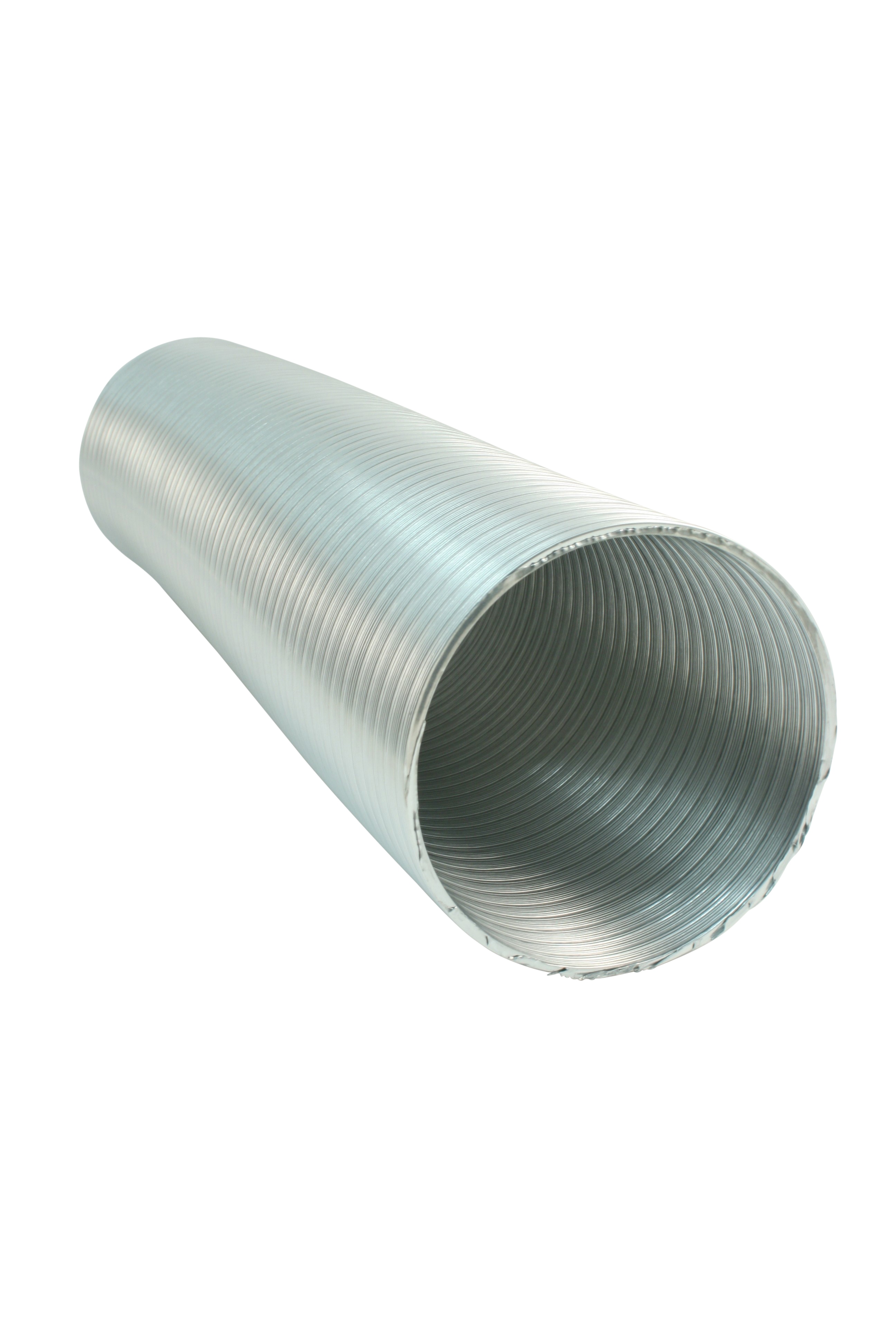 Marley Flexibles Lüftungsrohr aus Aluminium, Ø 125 mm, 500-2500 mm, Silber