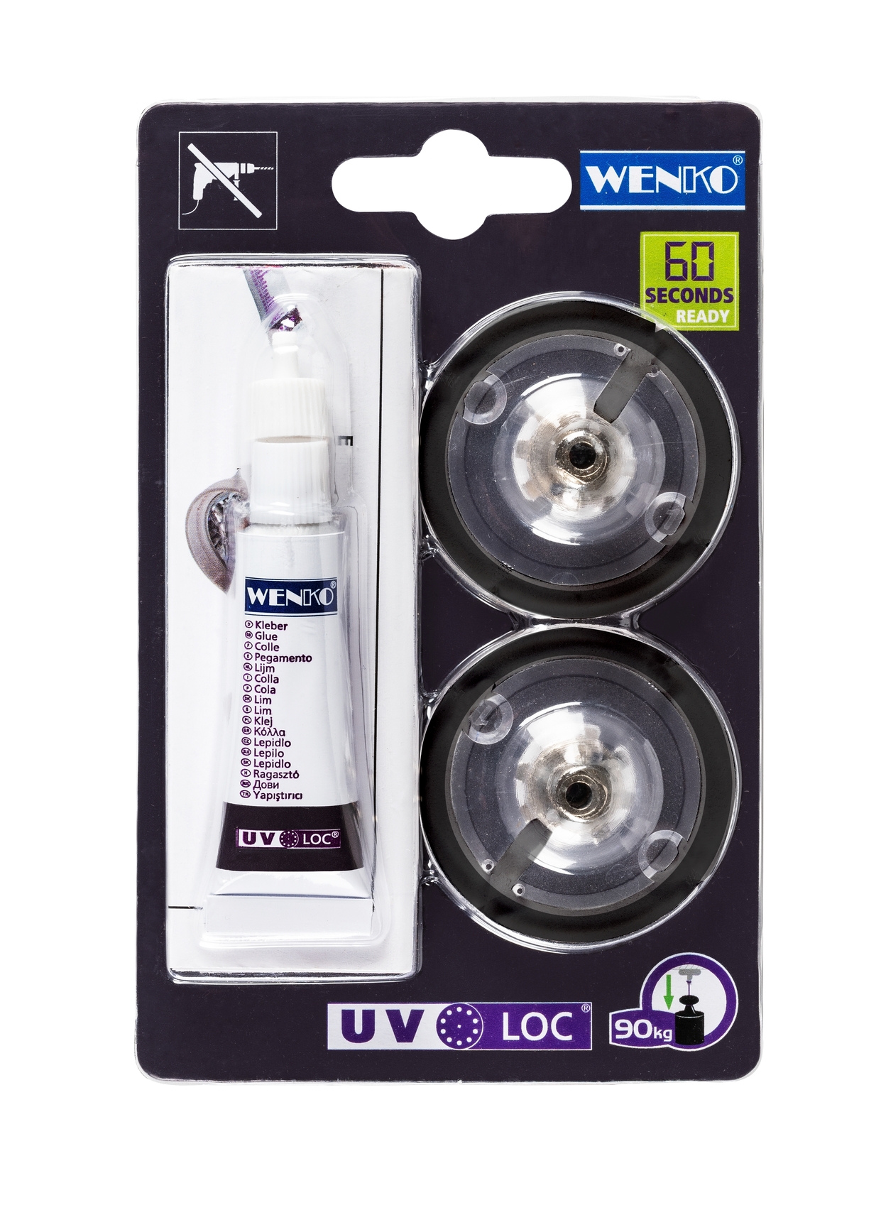 Wenko UV-Loc® Ersatzset für Wandserien