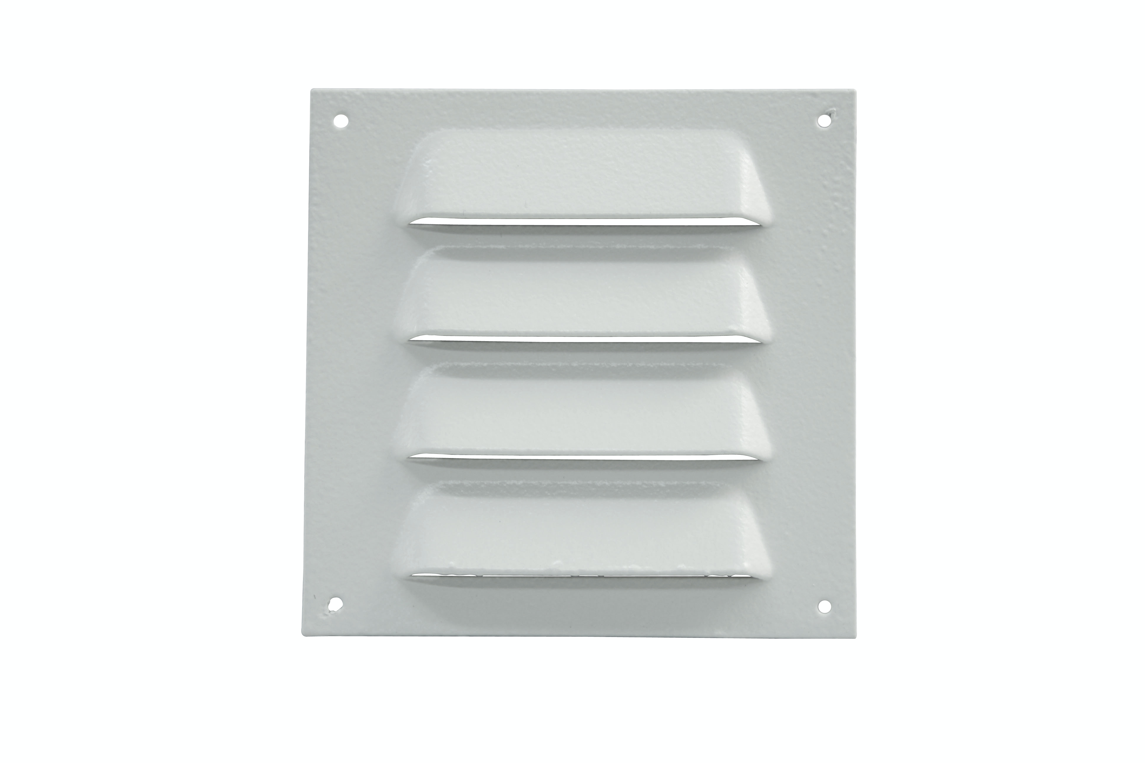 Lüftungsgitter aus Aluminium, mit Beschichtung, 70x70 mm, Weiß