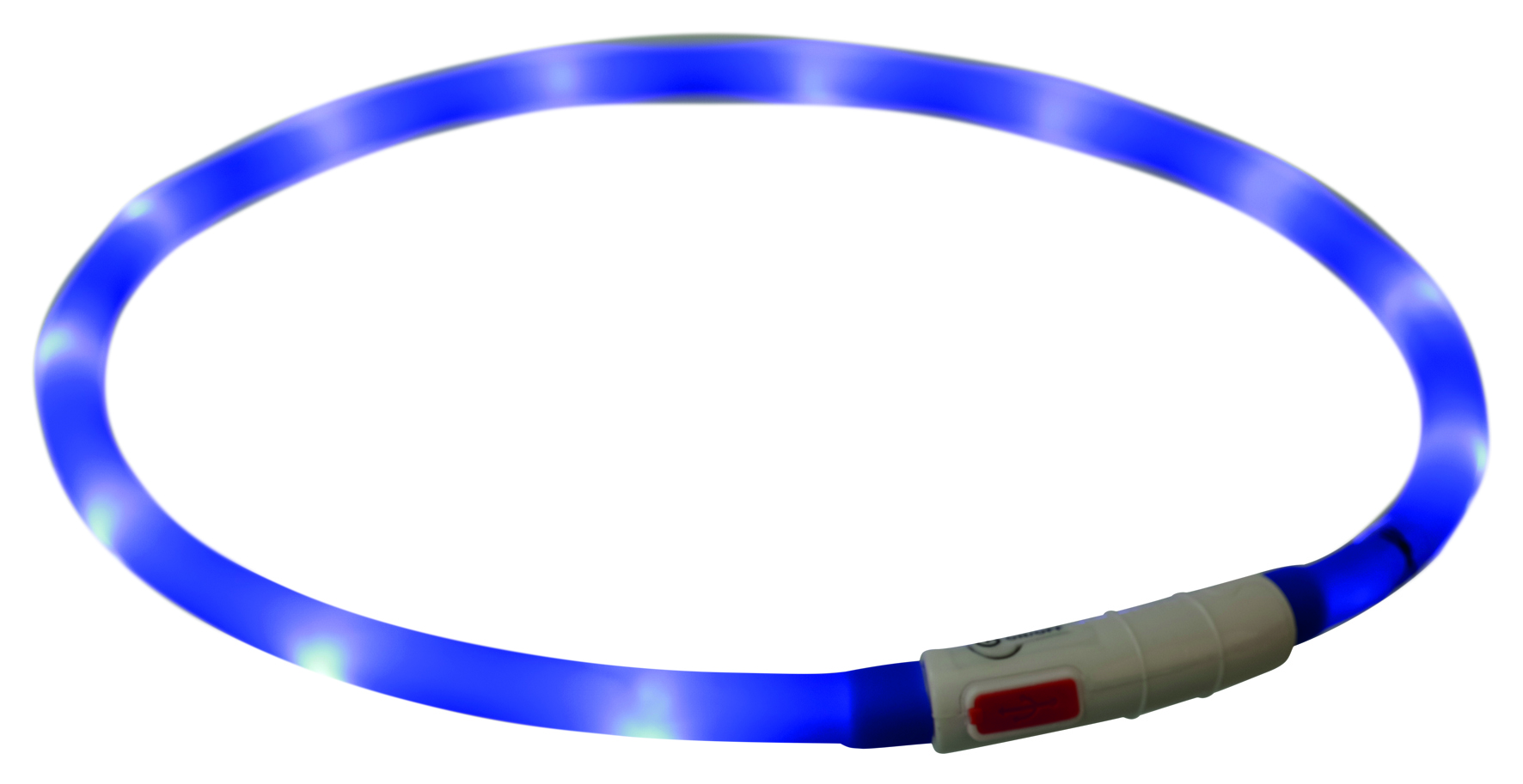 Flash Leuchtring USB 70 cm/ø 10 mm, XS–XL, royalblau