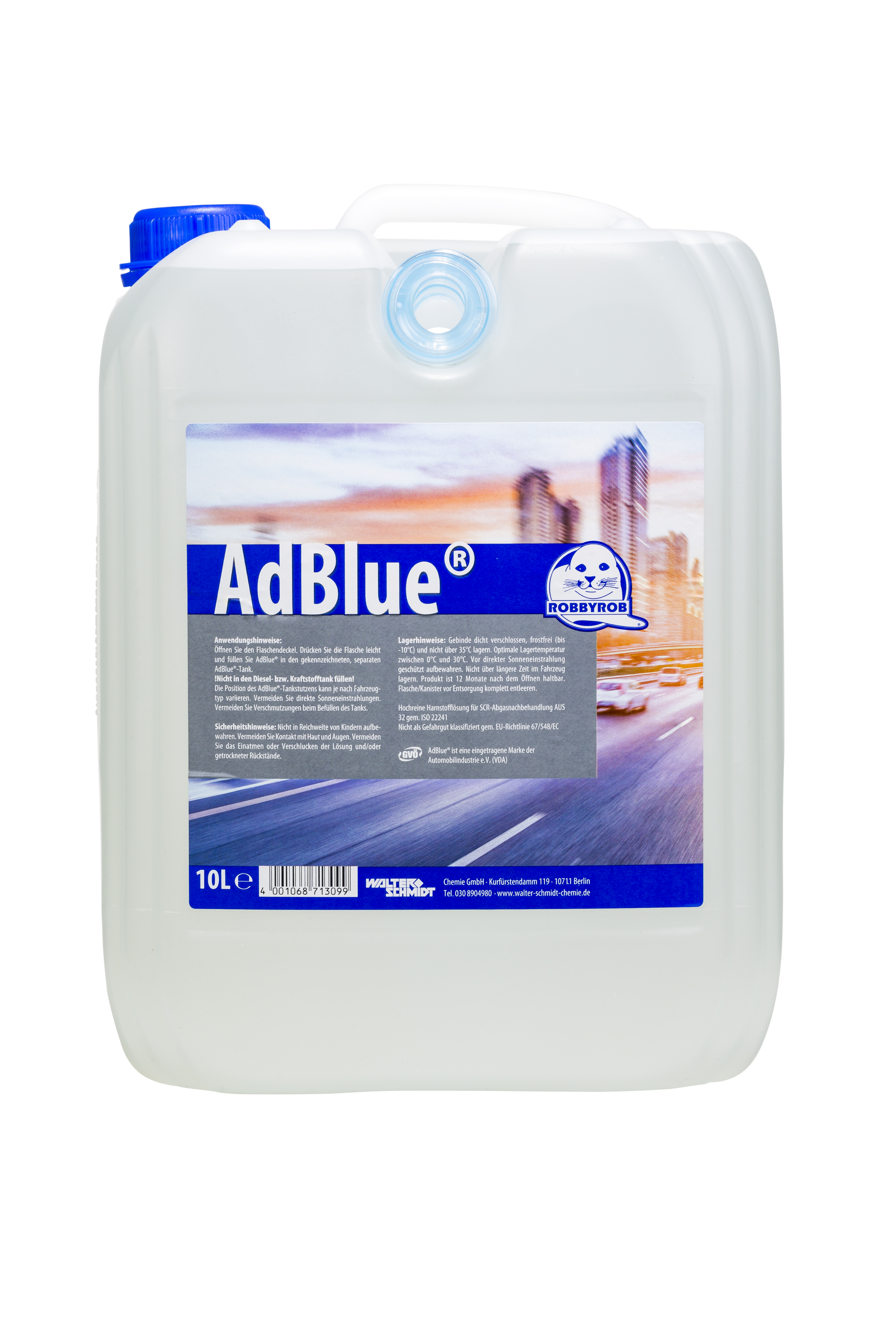 ROBBYROB AdBlue® 10 L mit integriertem Einfüllschlauch